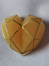 Load image into Gallery viewer, Gold Heart Magnet - Claudia's Crochet