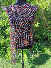 Load image into Gallery viewer, Rainbow Diagonal Poncho