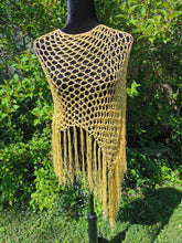 Load image into Gallery viewer, GOLD Diagonal Poncho