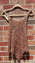 Load image into Gallery viewer, Bronze Crocheted Cover Up, Tank Top, Crochet Dress
