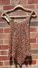 Load image into Gallery viewer, Bronze Crocheted Cover Up, Tank Top, Crochet Dress