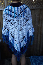 Load image into Gallery viewer, Crochet Poncho with Matching Cowl , Poncho Set