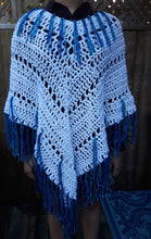 Load image into Gallery viewer, Crochet Poncho with Matching Cowl , Poncho Set