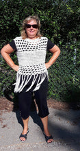 Load image into Gallery viewer, Triangles & Fringe Crochet Top in Cotton