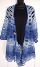 Load image into Gallery viewer, Blue Ombre Cardigan