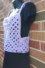 Load image into Gallery viewer, Granny Top, Granny Square Crop Top, Crochet Boho Top, Sweater Vest