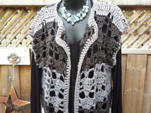 Load image into Gallery viewer, Long, Shades of Grey Vest