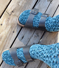 Load image into Gallery viewer, Velvet Sock Slippers - Claudia's Crochet