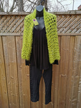 Load image into Gallery viewer, Hygge Soft Cocoon Shrug in Shimmery Green, Plus Size
