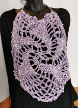 Load image into Gallery viewer, Crochet HalterTop, Crochet Spiral Boho-Chic Top