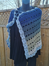 Load image into Gallery viewer, Crochet Cape - Crochet Boho-Chic Cape Top