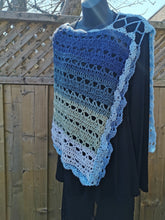 Load image into Gallery viewer, Crochet Cape - Crochet Boho-Chic Cape Top