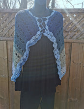 Load image into Gallery viewer, Crochet Cape - Crochet Boho-Chic Cape Top
