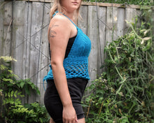 Load image into Gallery viewer, Country Festival Top - Crochet Boho-Chic Crop Top