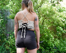 Load image into Gallery viewer, Marina Festival Top, Mermaid Top, Rave Top, Festival Top, Crochet Top