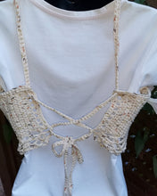 Load image into Gallery viewer, Marina Festival Top, Mermaid Top, Rave Top, Festival Top, Crochet Top