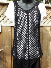 Load image into Gallery viewer, Crochet Lacy Tank Top DIGITAL PATTERN - sizes: S to XXL