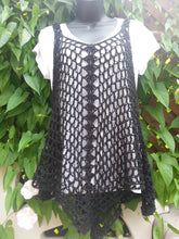 Load image into Gallery viewer, Crochet Lacy Tank Top DIGITAL PATTERN - sizes: S to XXL