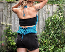 Load image into Gallery viewer, Country Festival Top - Crochet Boho-Chic Crop Top