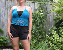 Load image into Gallery viewer, Country Festival Top - Crochet Boho-Chic Crop Top
