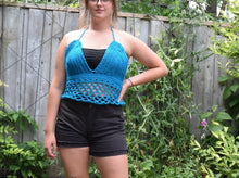 Load image into Gallery viewer, Country Festival Top - Crochet Boho-Chic Crop Top