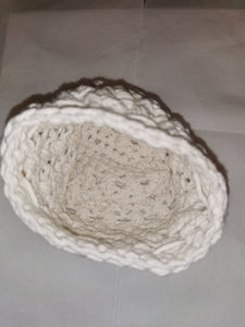Cotton Pouch Crochet, Cotton Soap Bag, Cotton Crystal holder pouch
