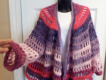 Load image into Gallery viewer, Purple and Pink Ombre Cardigan