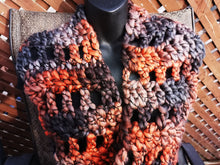 Load image into Gallery viewer, Chunky Burnt Orange Infinity Scarf
