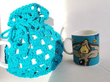 Load image into Gallery viewer, Vintage Tea Pot Cozy, Cover Blue