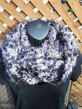 Load image into Gallery viewer, Soft Grey Infinity Scarf - Charcoal, Black