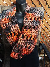 Load image into Gallery viewer, Chunky Burnt Orange Infinity Scarf
