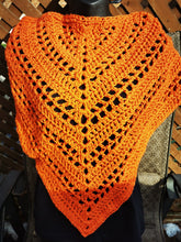 Load image into Gallery viewer, Burnt Orange Triangle Scarf, Wrap, Shawl