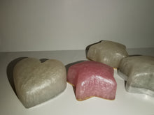 Load image into Gallery viewer, 6 pieces - Puff HEARTS and Puff STARS, 6 Worry Stones, Home Decor