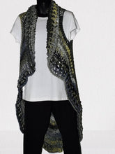 Load image into Gallery viewer, Crochet Boho Chic Circular Vest by Claudias Crochet Creations