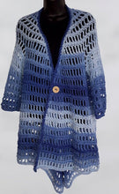 Load image into Gallery viewer, Blue Ombre Cardigan