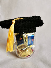 Load image into Gallery viewer, Graduation Hat Jar Cover, Decor, Dorm Decoration, Congratulation Gift, Money Jar Cover
