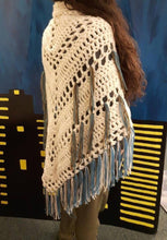 Load image into Gallery viewer, Crochet Shawl with Cowl, Shawl Set
