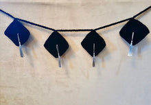 Load image into Gallery viewer, Graduation Hat Garland, Wall Decor, Dorm Decoration, Congratulation Gift, Crochet Graduation Bunting