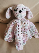 Load image into Gallery viewer, Sleeping Bunny Lovey, Security Blanket, Travel Blanket, Baby Soothie