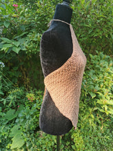 Load image into Gallery viewer, Kylie Jenner inspired Crochet Top, Backless Diamond Top, Diamond Halter Top