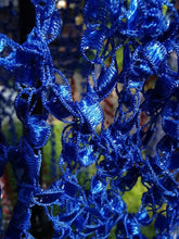 Load image into Gallery viewer, Red, White and Blue, Long Diagonal Crochet Poncho