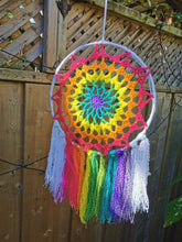 Load image into Gallery viewer, Rainbow Mandala Wall Hanging