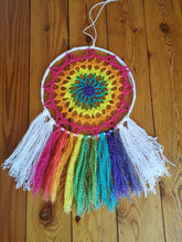 Load image into Gallery viewer, Rainbow Mandala Wall Hanging