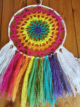 Load image into Gallery viewer, Rainbow Mandala Wall Hanging