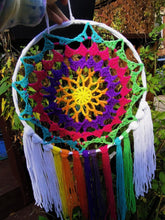 Load image into Gallery viewer, Rainbow Mandala Wall Hanging