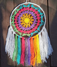 Load image into Gallery viewer, Rainbow Mandala Wall Hanging