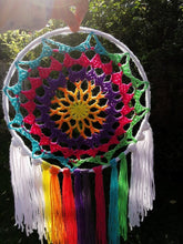 Load image into Gallery viewer, Rainbow Mandala Wall Hanging
