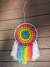 Load image into Gallery viewer, Rainbow Mandala Wall Hanging