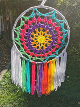 Load image into Gallery viewer, Rainbow Mandala Wall Hanging