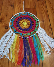 Load image into Gallery viewer, Rainbow Mandala Wall Hanging